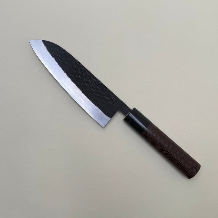 Ohishi SLD Kurouchi Tsuchime Santoku 165mm - Community Cutlery