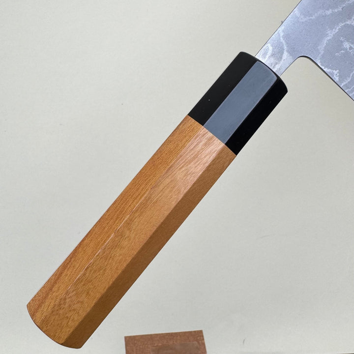 Ohishi White 1 Nakiri Knife 165mm Suminagashi - Community Cutlery