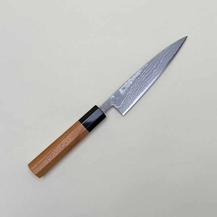 Ohishi White 1 Petty Knife 135mm Suminagashi - Community Cutlery