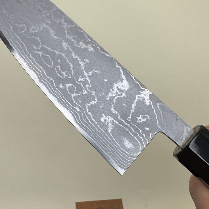 Ohishi White 1 Santoku Knife 165mm Suminagashi - Community Cutlery
