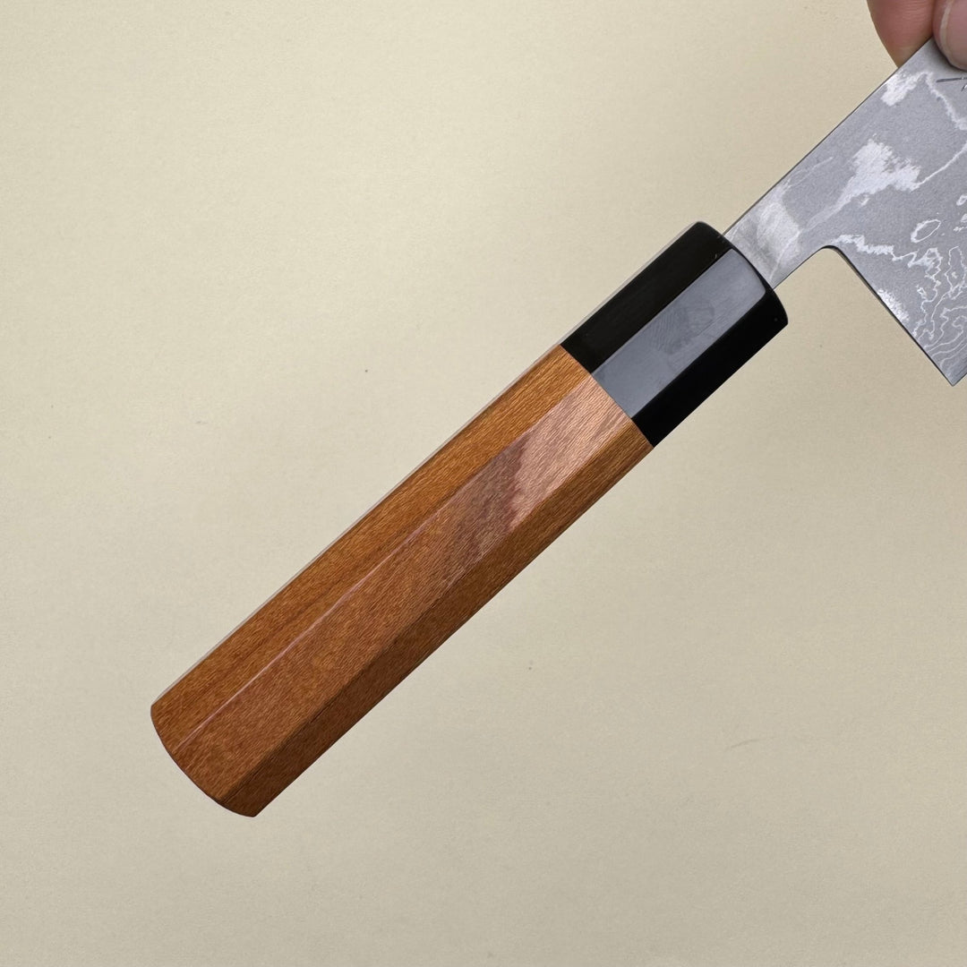 Ohishi White 1 Santoku Knife 165mm Suminagashi - Community Cutlery