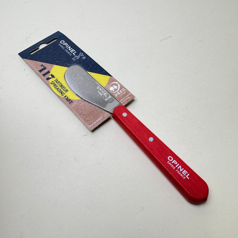 Opinel Spreading Knife - Red - Community Cutlery