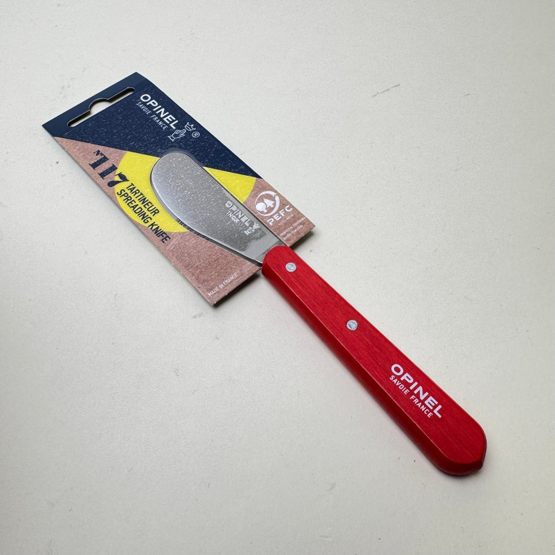 Opinel Spreading Knife - Red - Community Cutlery