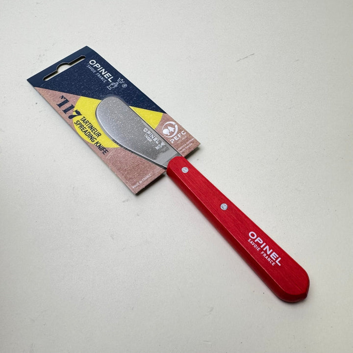 Opinel Spreading Knife - Red - Community Cutlery