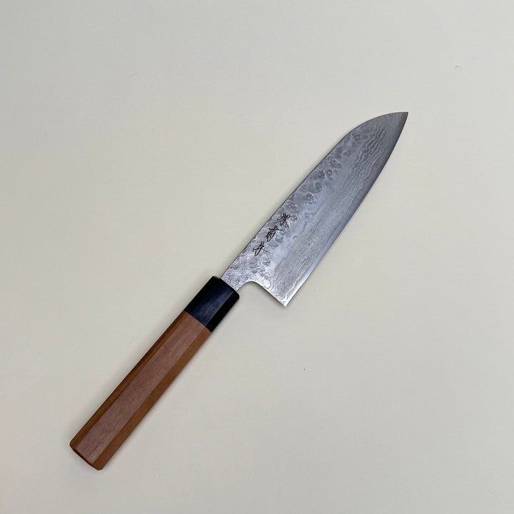 Sakai Kikumori HCD 440C Santoku 165mm Nashiji - Community Cutlery
