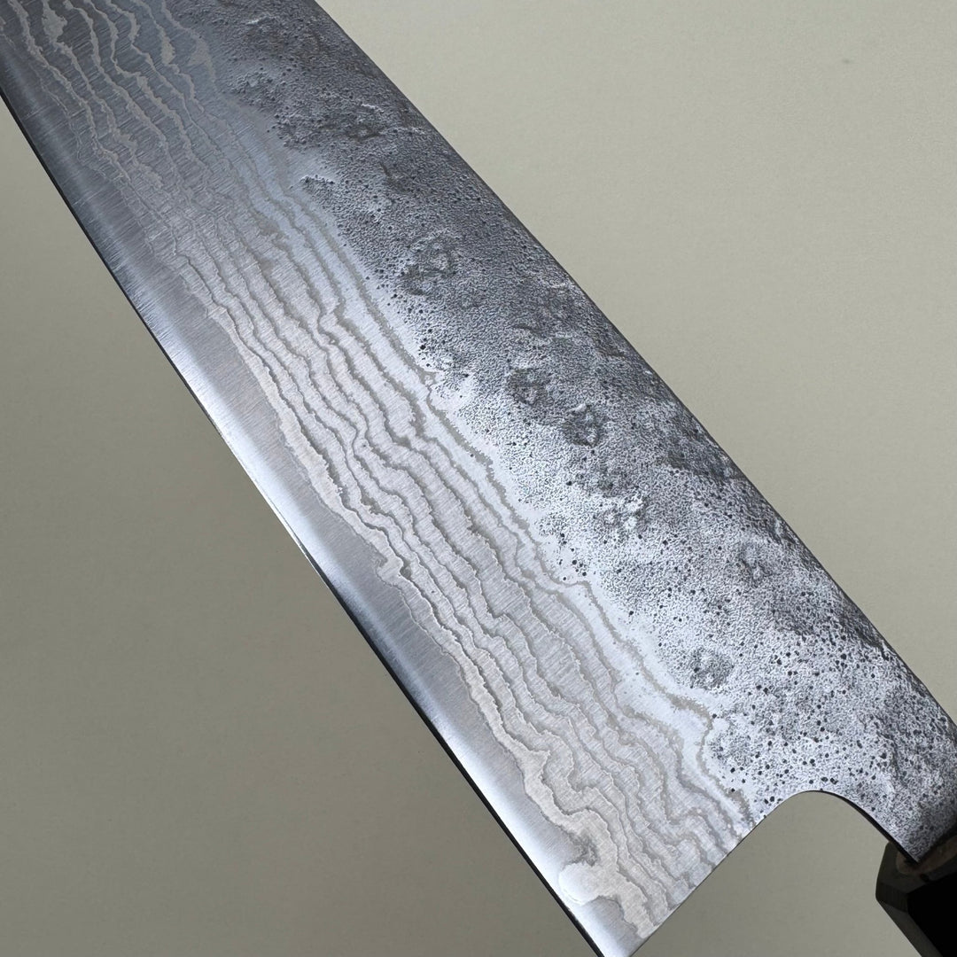 Sakai Kikumori HCD 440C Santoku 165mm Nashiji - Community Cutlery