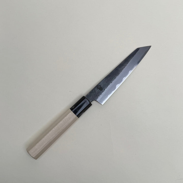 Sakai Kikumori Kikuzuki Kuro Kiristsuke Petty Knife 135mm - Community Cutlery
