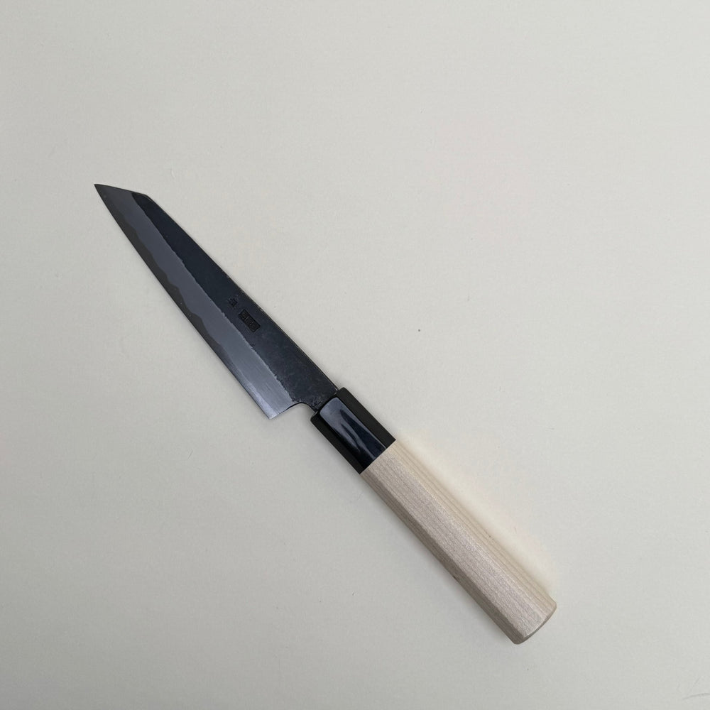 Sakai Kikumori Kikuzuki Kuro Kiristsuke Petty Knife 135mm - Community Cutlery