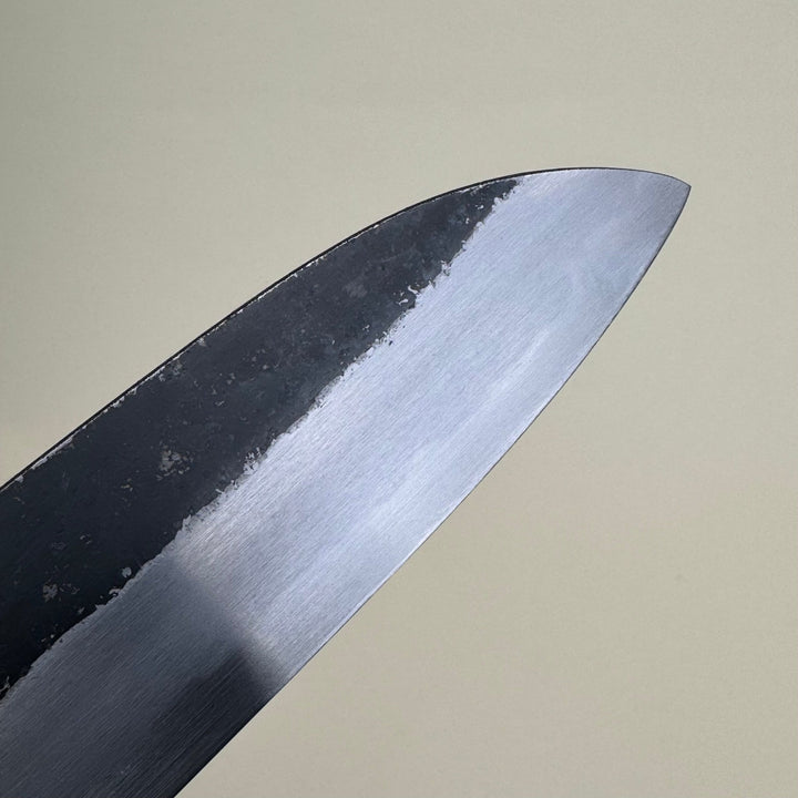 Sakai Kikumori Kikuzuki Kuro Santoku Knife 180mm - Community Cutlery