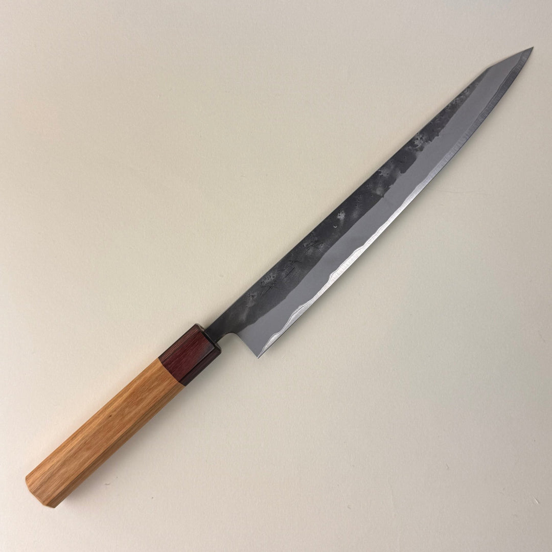 Sakai Kikumori Nashiji Kiritsuke Sujihiki Blue 2 - Community Cutlery