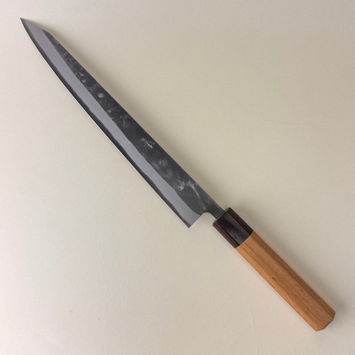 Sakai Kikumori Nashiji Kiritsuke Sujihiki Blue 2 - Community Cutlery