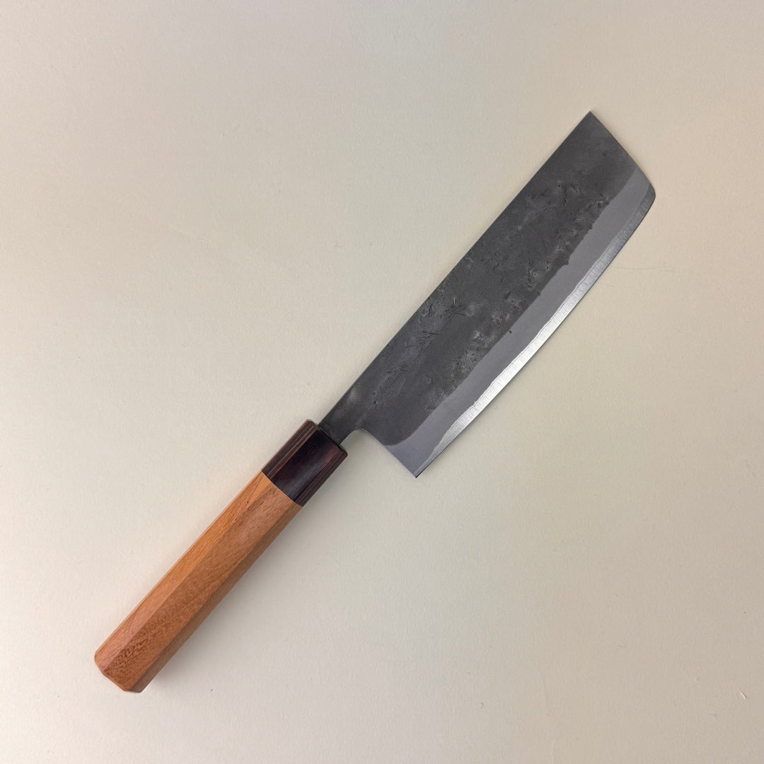 Sakai Kikumori Nashiji Nakiri Blue 2 - Community Cutlery