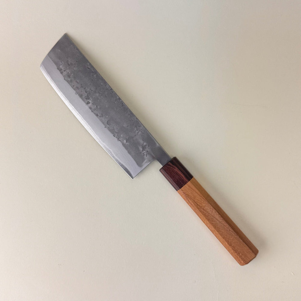 Sakai Kikumori Nashiji Nakiri Blue 2 - Community Cutlery