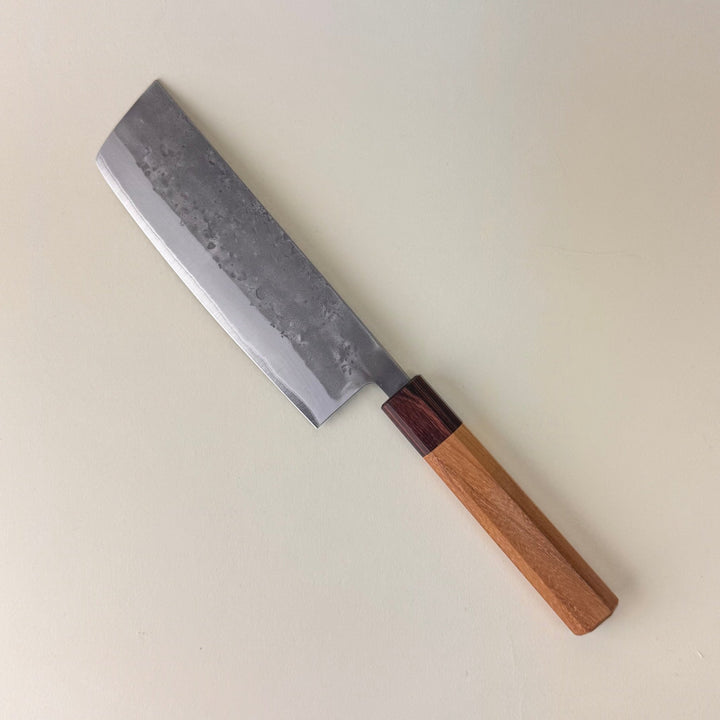 Sakai Kikumori Nashiji Nakiri Blue 2 - Community Cutlery