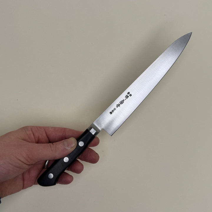 Sakai Kikumori Nihonko SK Carbon Steel Petty 180mm Migaki - Community Cutlery