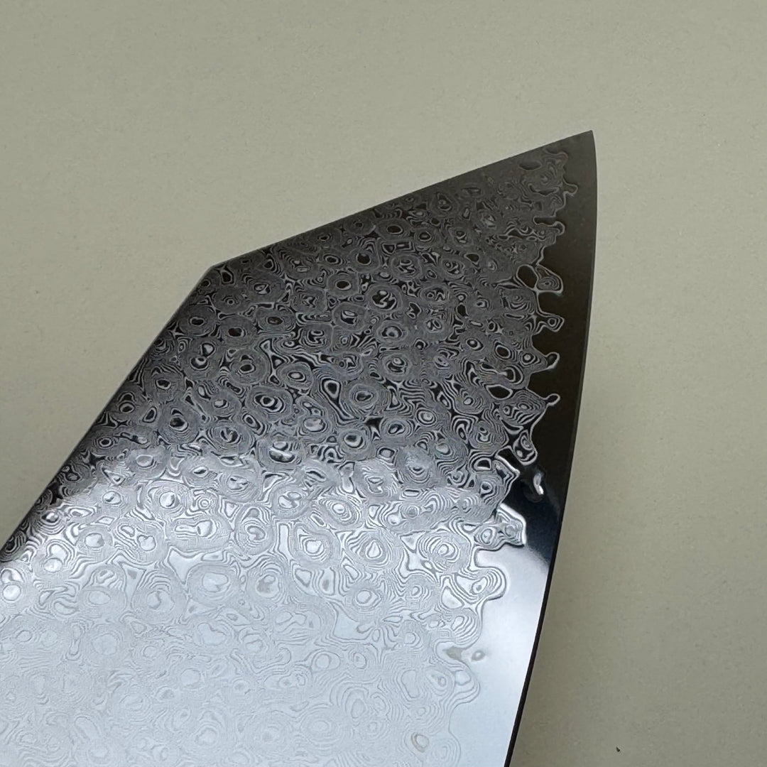Sakai Kikumori OHS SG2 Kiritsuke Gyuto Knife 210mm Damascus - Community Cutlery