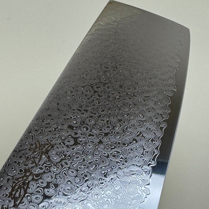 Sakai Kikumori OHS SG2 Nakiri Knife 165mm Damascus - Community Cutlery