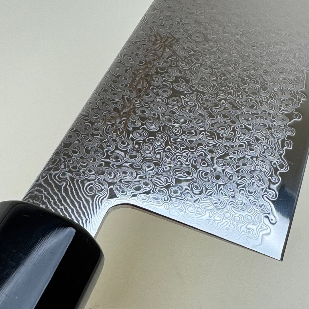 Sakai Kikumori OHS SG2 Nakiri Knife 165mm Damascus - Community Cutlery