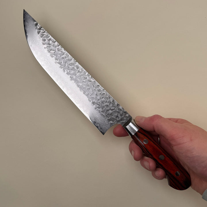 Sakai Takayuki 33 Layer Tsuchime Damascus Butchers Knife 210mm - Community Cutlery