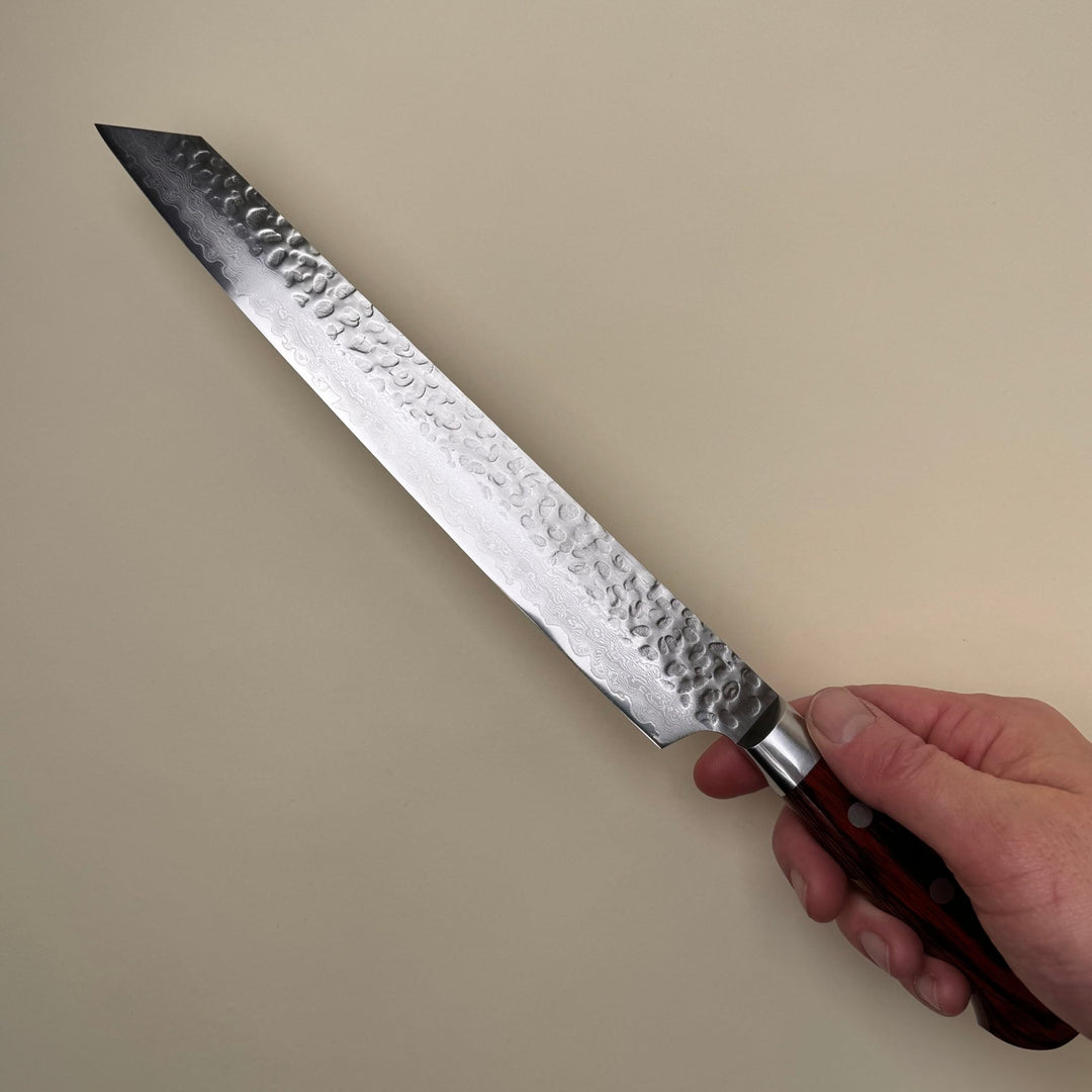 Sakai Takayuki 33 Layer Tsuchime Damascus Kengata Yanagiba 270mm - Community Cutlery