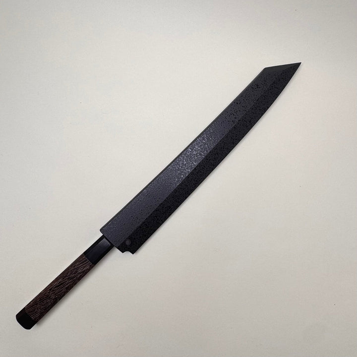 Sakai Takayuki Hana Fubuki Kengata Yanagiba, with Hand Engraved Cherry Blossom 300mm - Community Cutlery