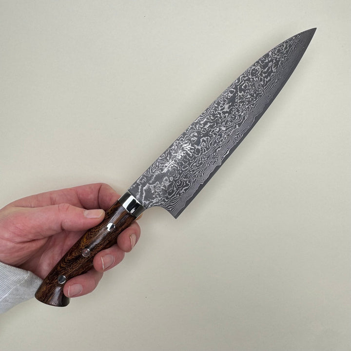 Takeshi Saji Super Gold 2 Gyuto 210mm Damascus - Community Cutlery