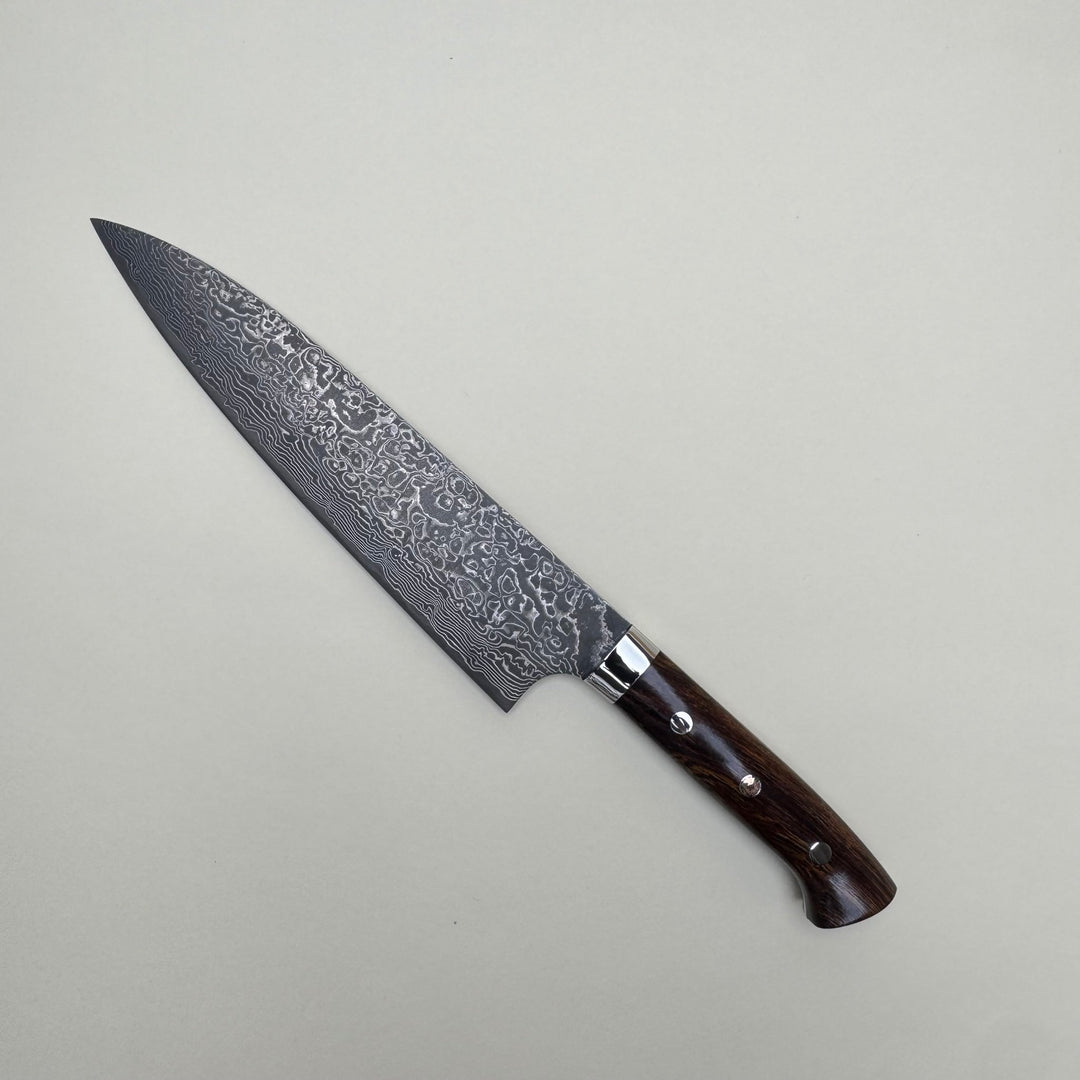 Takeshi Saji Super Gold 2 Gyuto 210mm Damascus - Community Cutlery