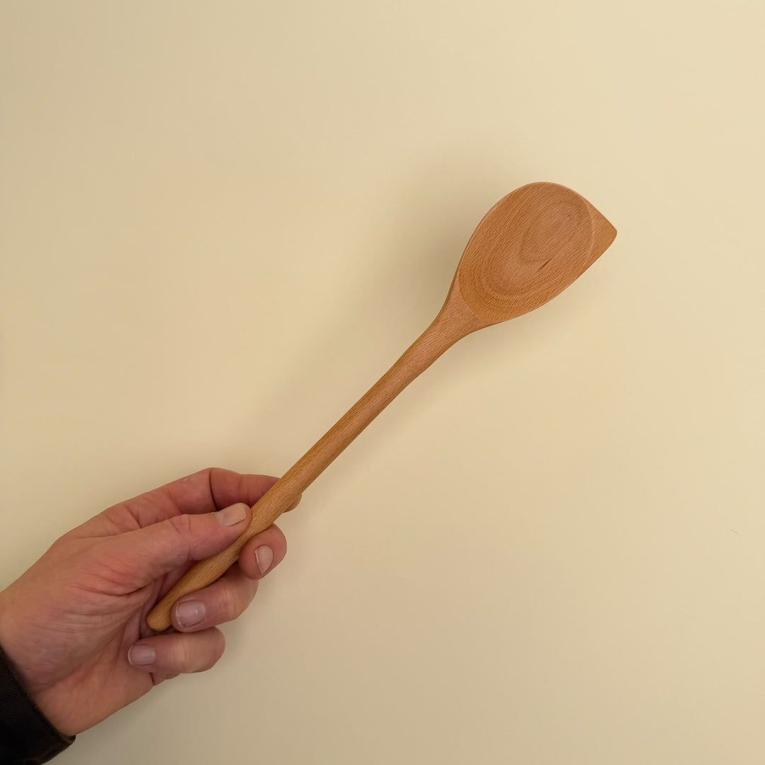 Treated Beechwood Corner Spoon - Community Cutlery