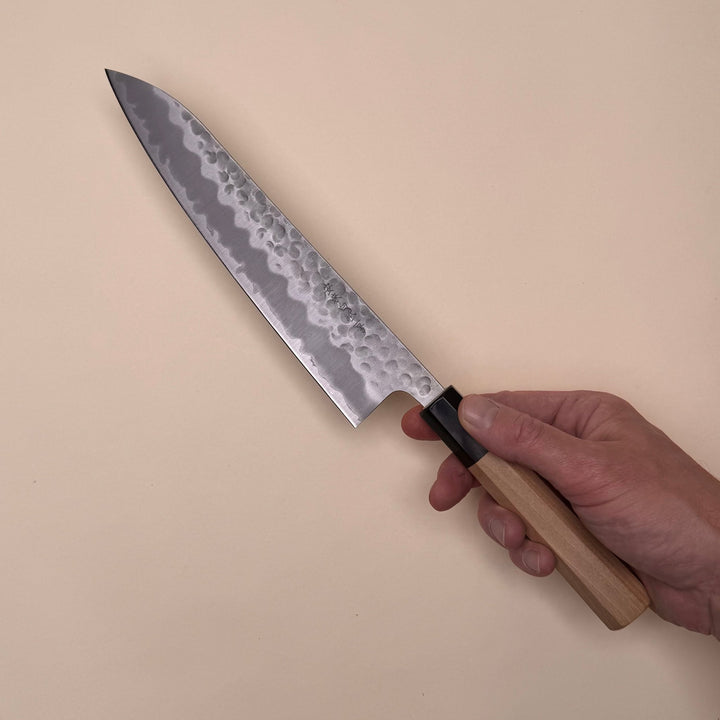 Tsuchime Gyuto 210mm White 2 Magnolia Handle - Community Cutlery