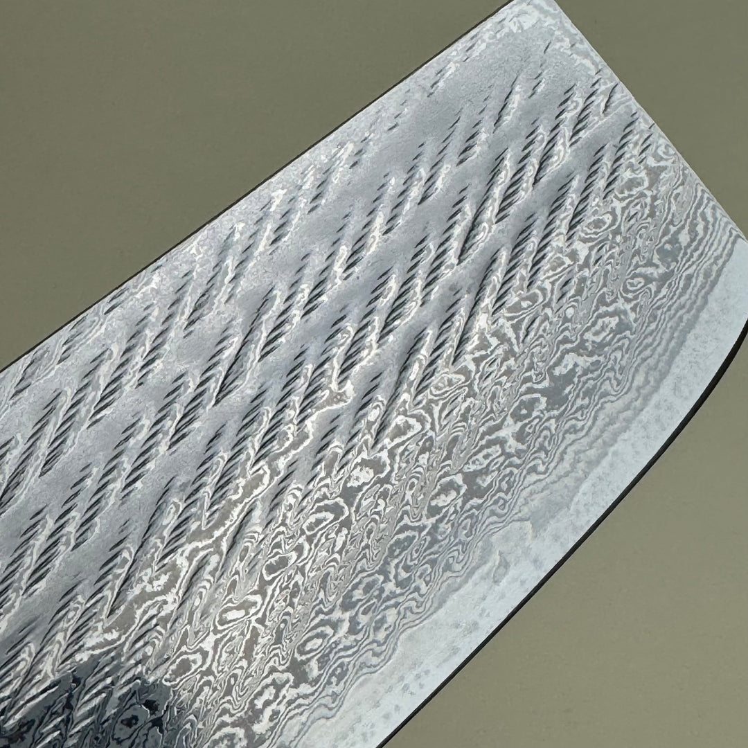 Tsunehisa Nawame AUS10 Nakiri 165mm Damascus - Community Cutlery