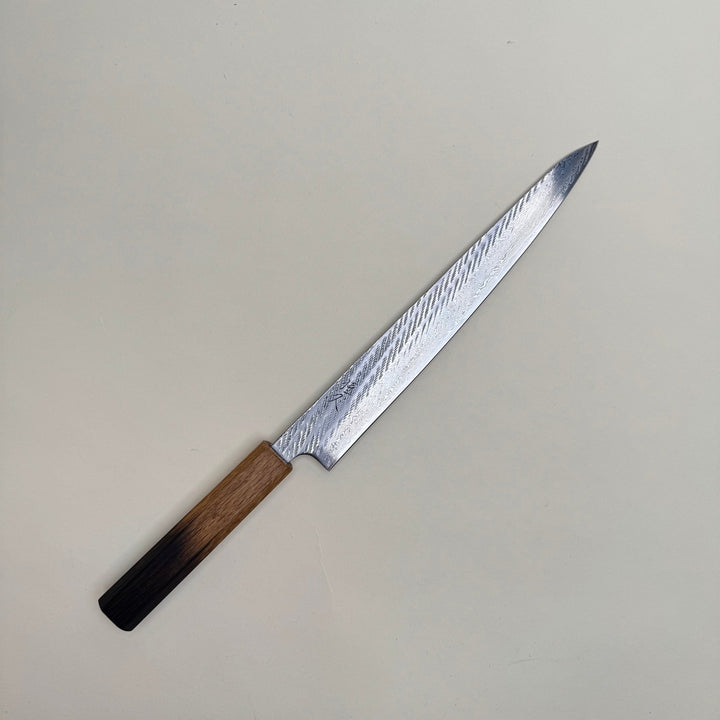 Tsunehisa Nawame AUS10 Sujihiki Knife 240mm Damascus - Community Cutlery