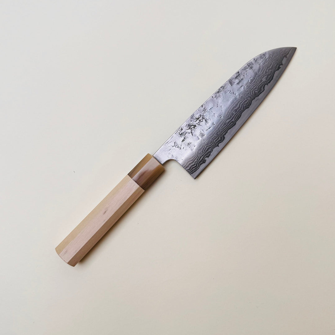 Tsunehisa Washiji Damascus Santoku 165mm - Community Cutlery