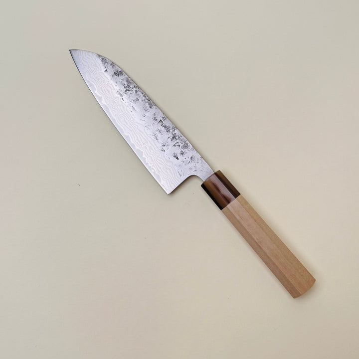 Tsunehisa Washiji Damascus Santoku 165mm - Community Cutlery
