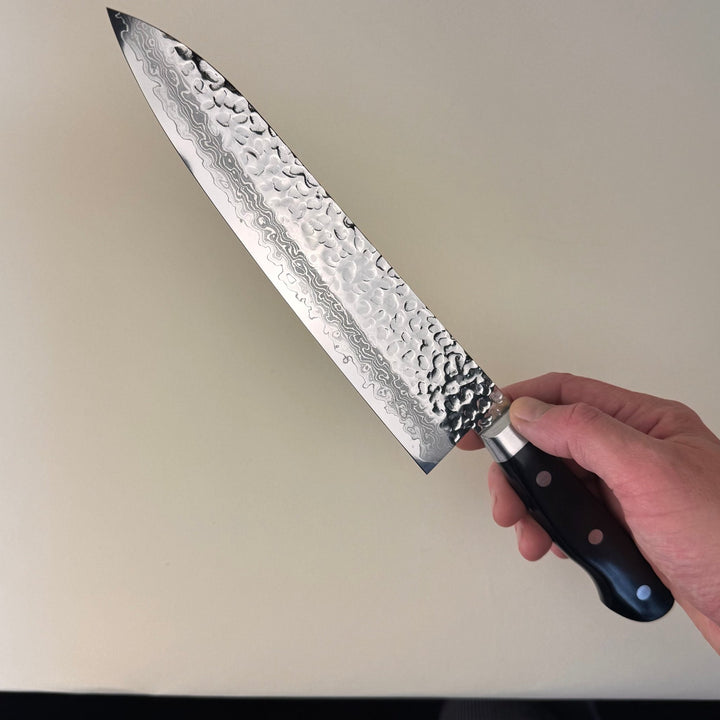VG10 Damascus Tsuchime Gyuto 210 - Community Cutlery