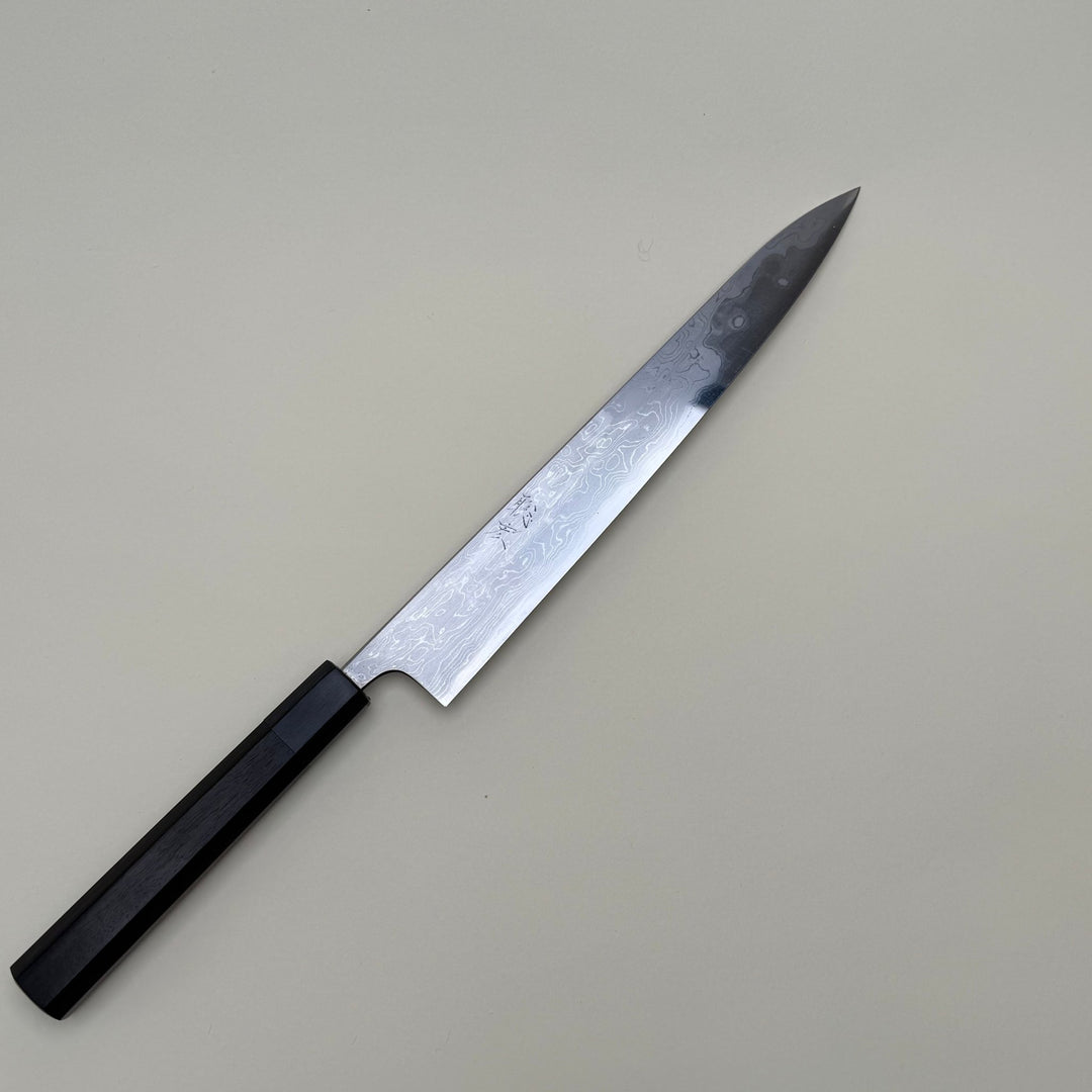 Wakui Toshihiro Damascus Sujihiki 240mm - Community Cutlery