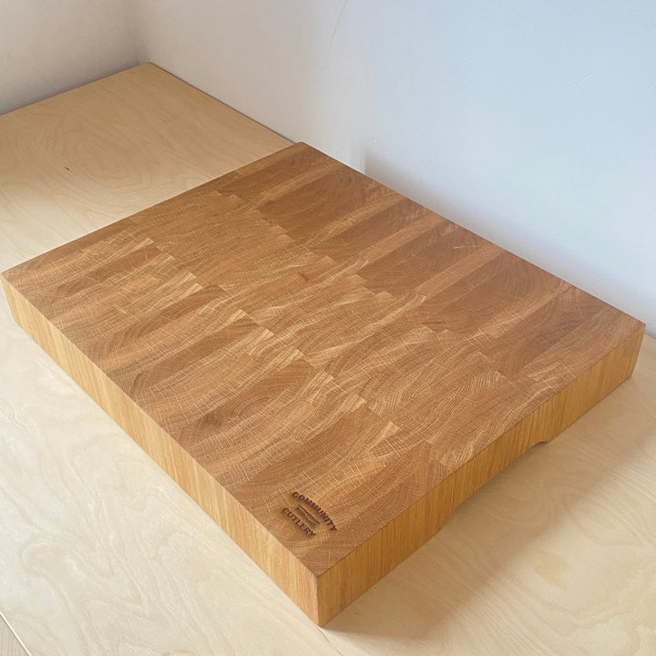 Extra Large End Grain Chopping board - Oak Woodcutter Creations 