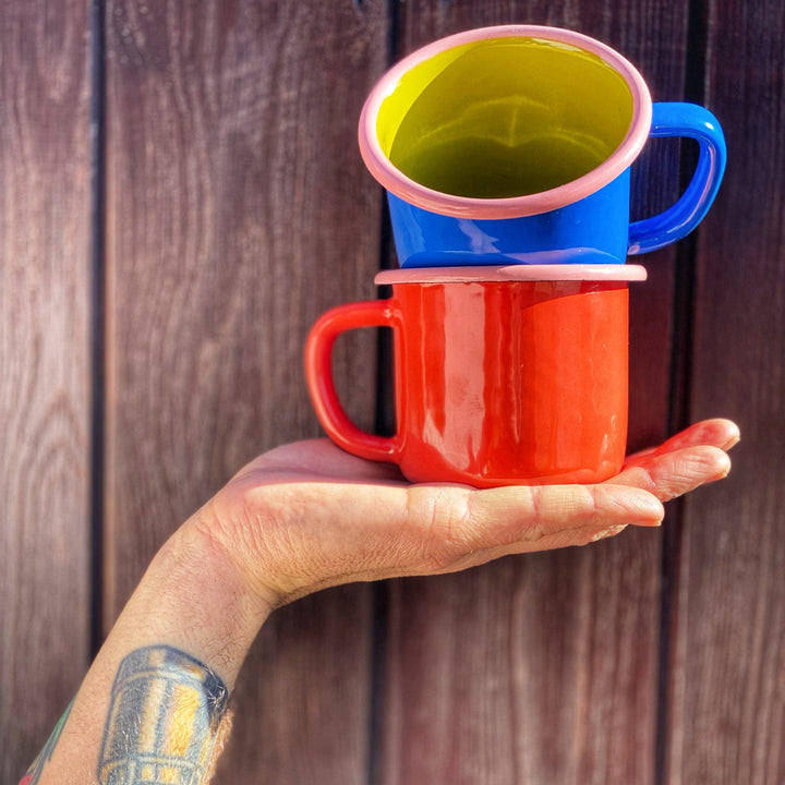 Bornn Enamelware - Colorama Mugs Community Cutlery 