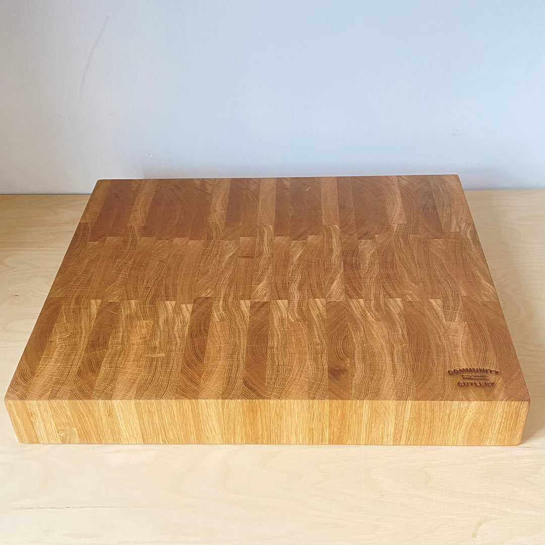 Extra Large End Grain Chopping board - Oak Woodcutter Creations 