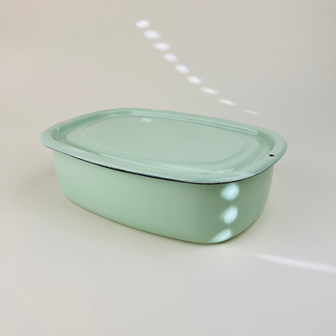 Enamelware Baking Dish/ Storage Box - Large