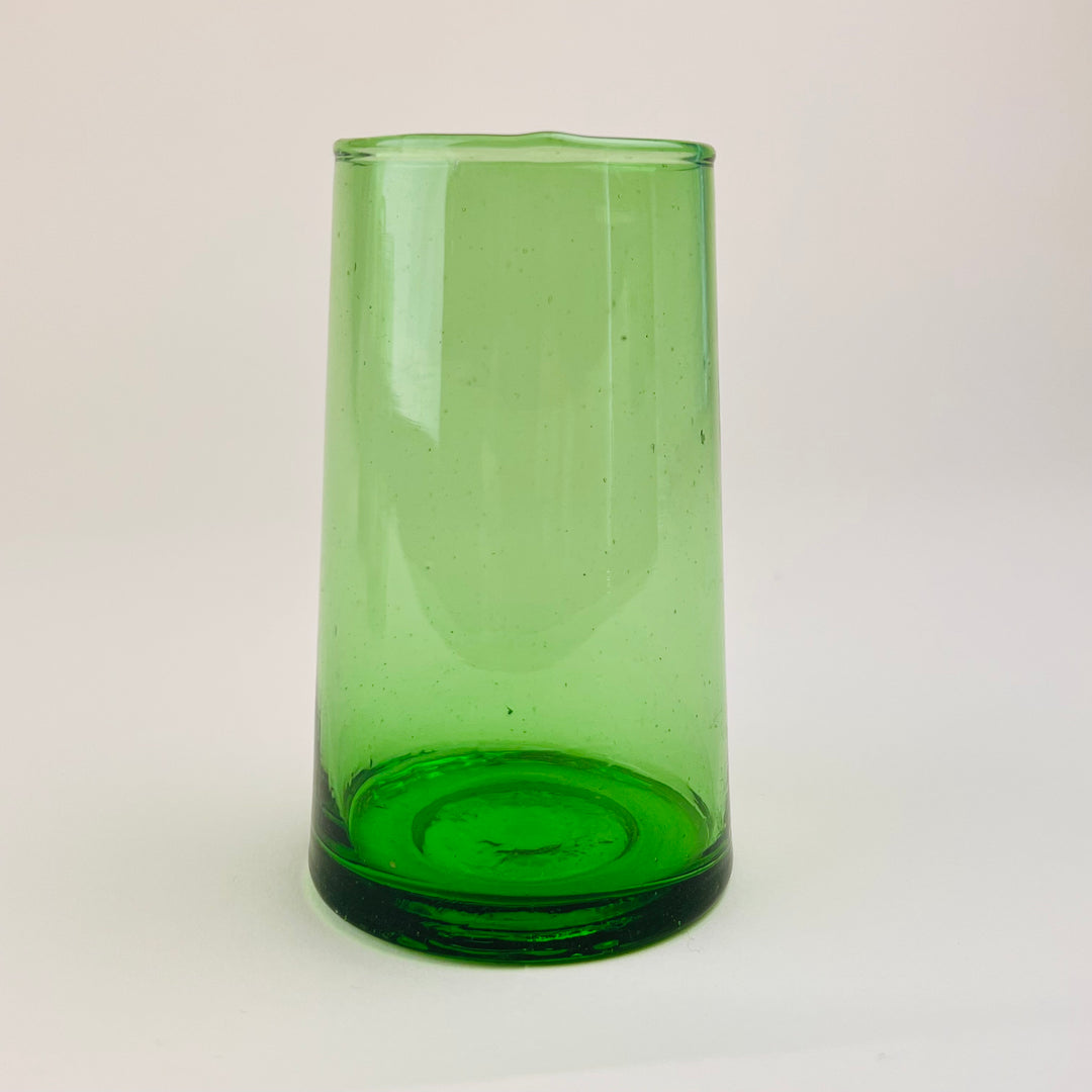 Green Recycled Moroccan Glasses - Highball