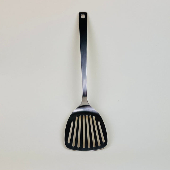 Sori Yanagi Stainless Steel Slotted Spatula Global Kitchen Japan 