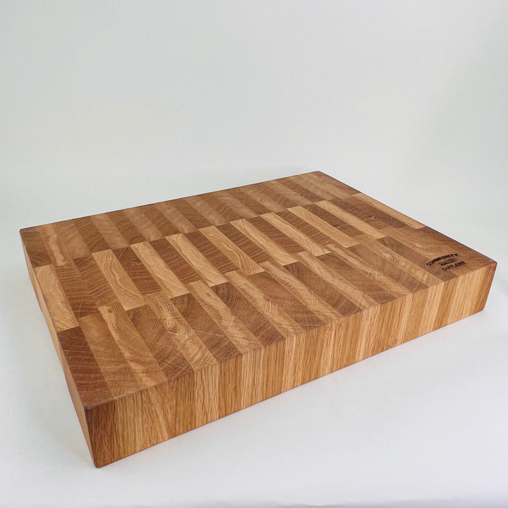 Large End Grain Chopping board  -  Oak