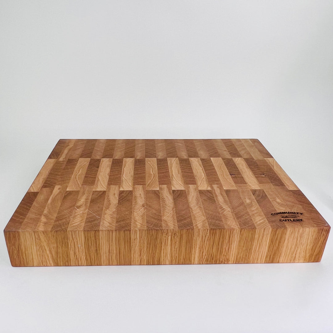 Large End Grain Chopping board  -  Oak