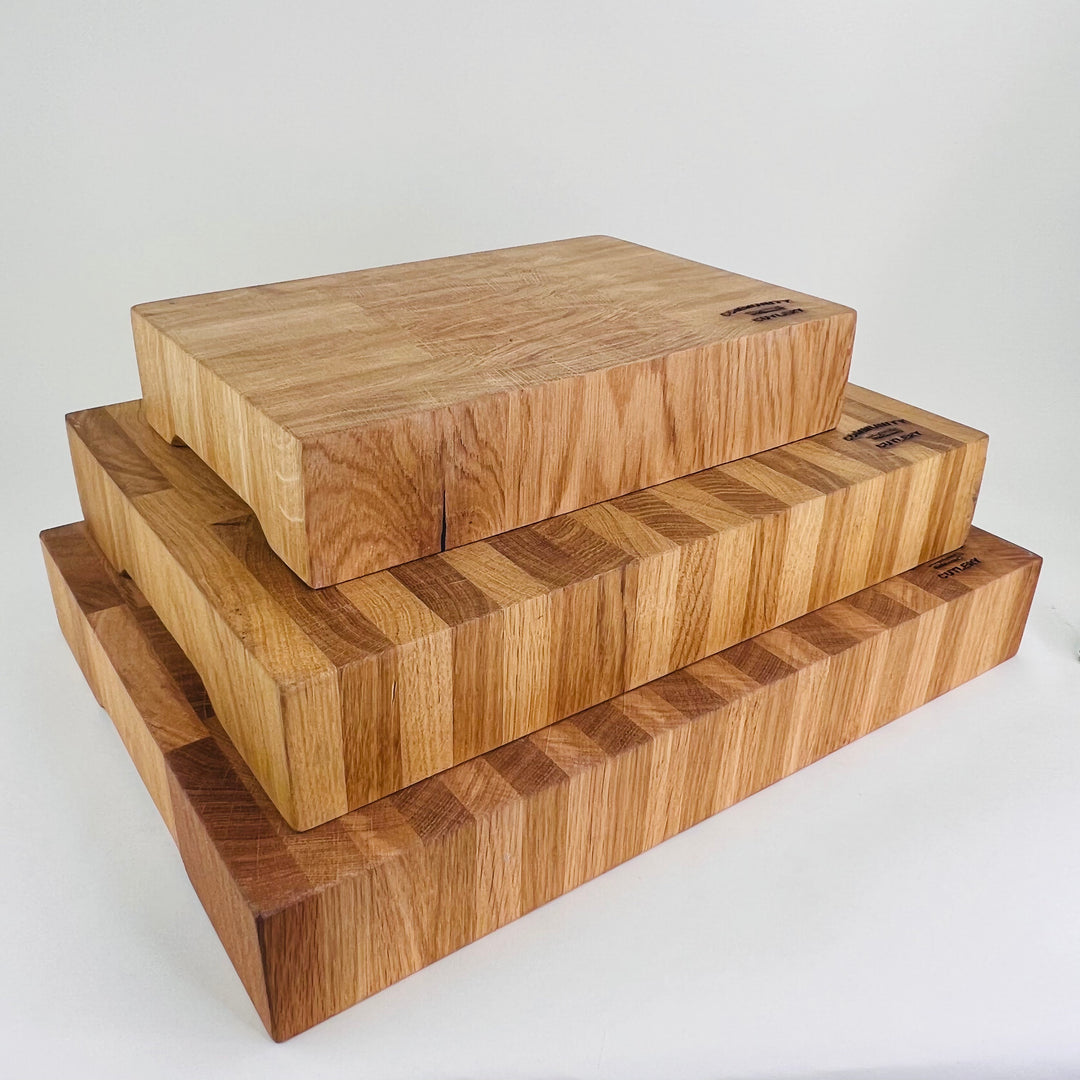 Large End Grain Chopping board  -  Oak