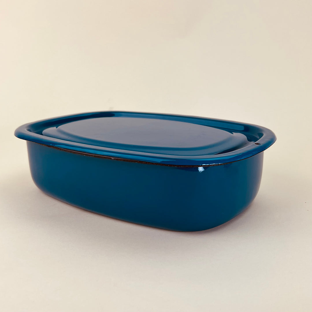 Enamelware Baking Dish/ Storage Box - Large