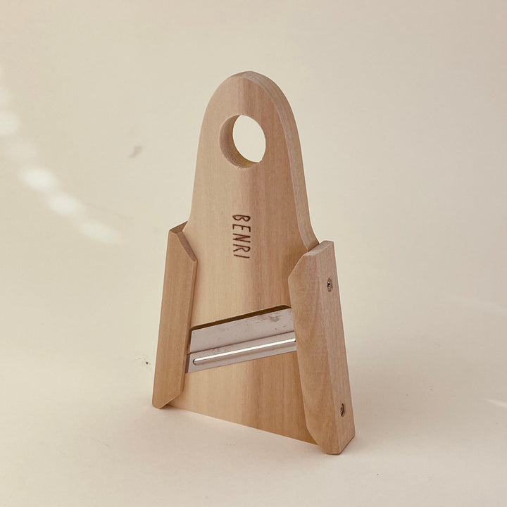 Oyanagi Mini Wooden Japanese Mandolin - Vegetable Slicer