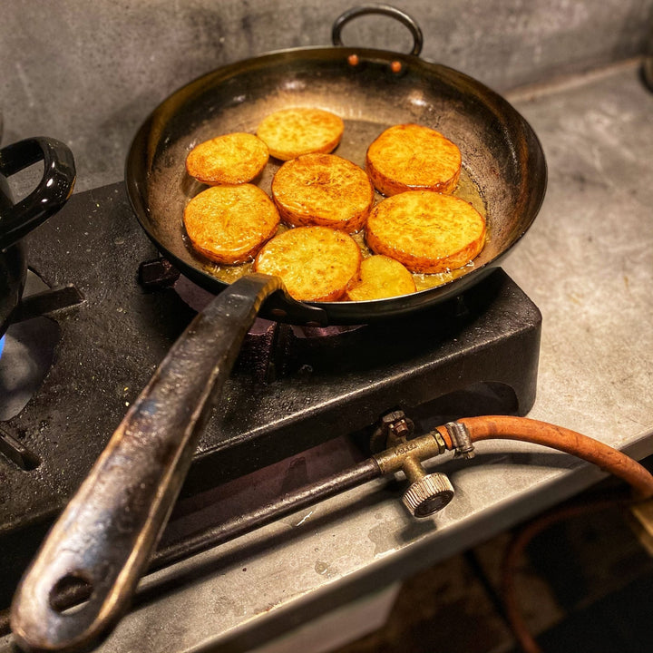 Alex Pole - 8" Hand Spun Carbon Steel Frying Pan - Community Cutlery