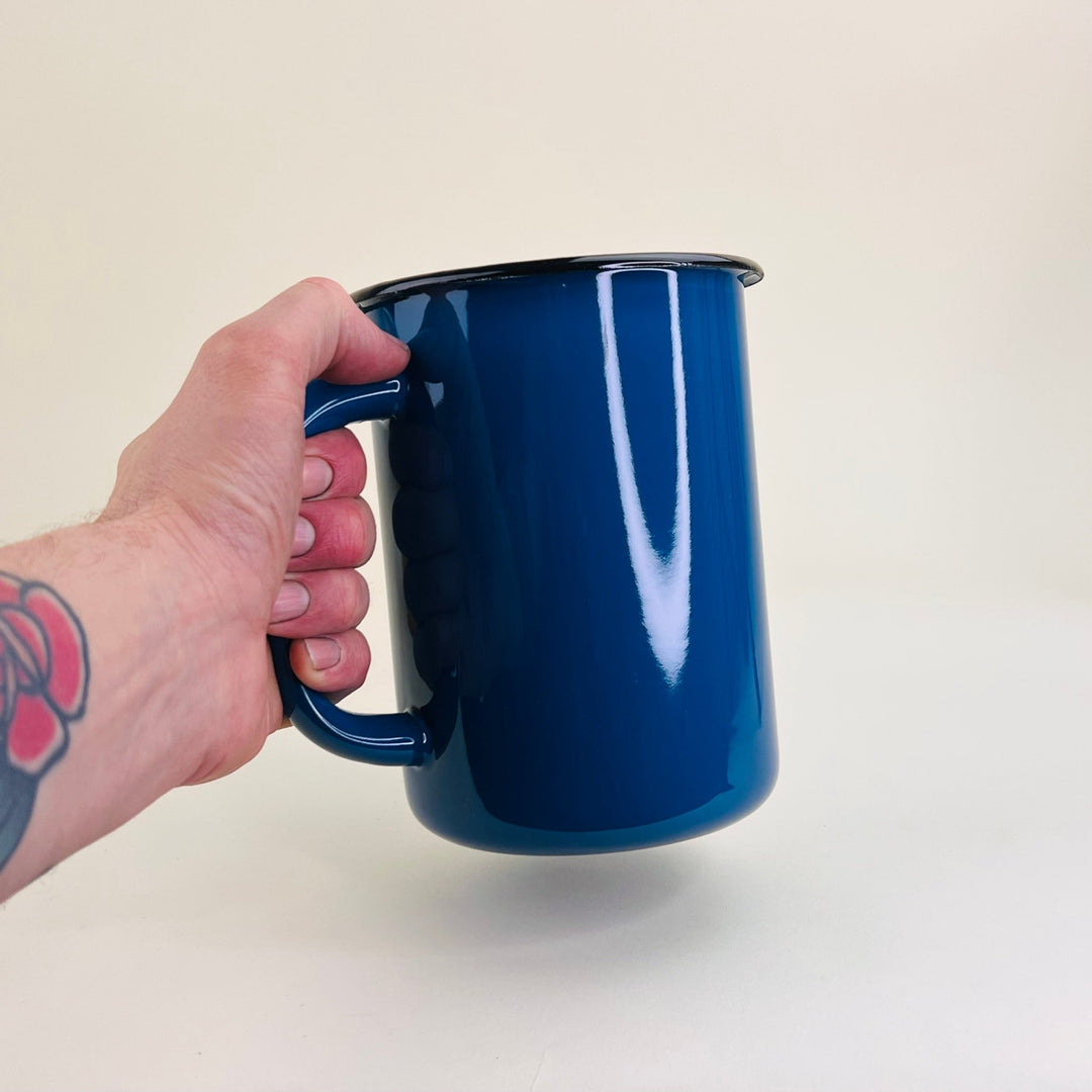 Enamel Extra Large Mug / Utensil Pot - Community Cutlery