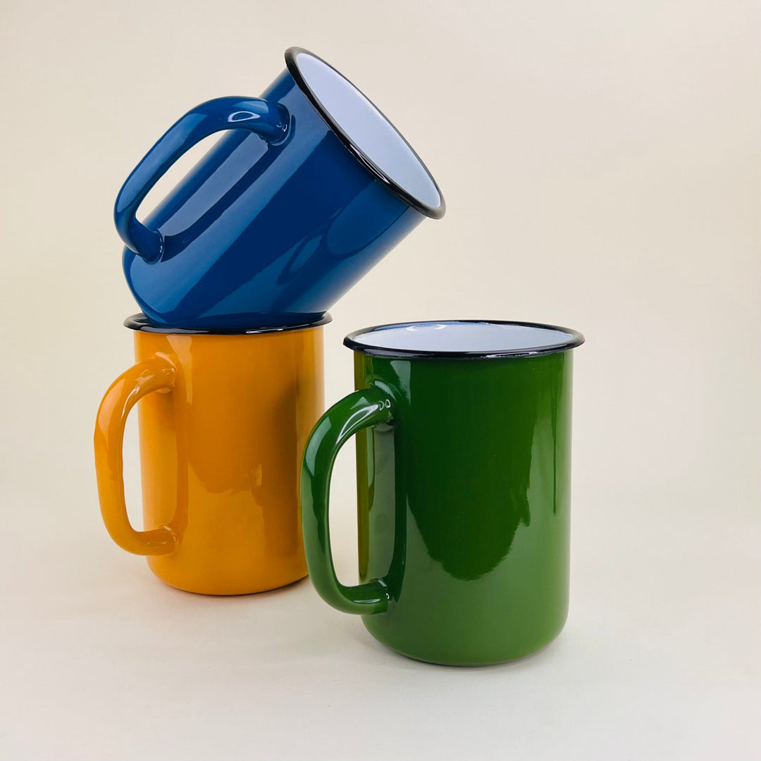 Enamel Extra Large Mug / Utensil Pot - Community Cutlery