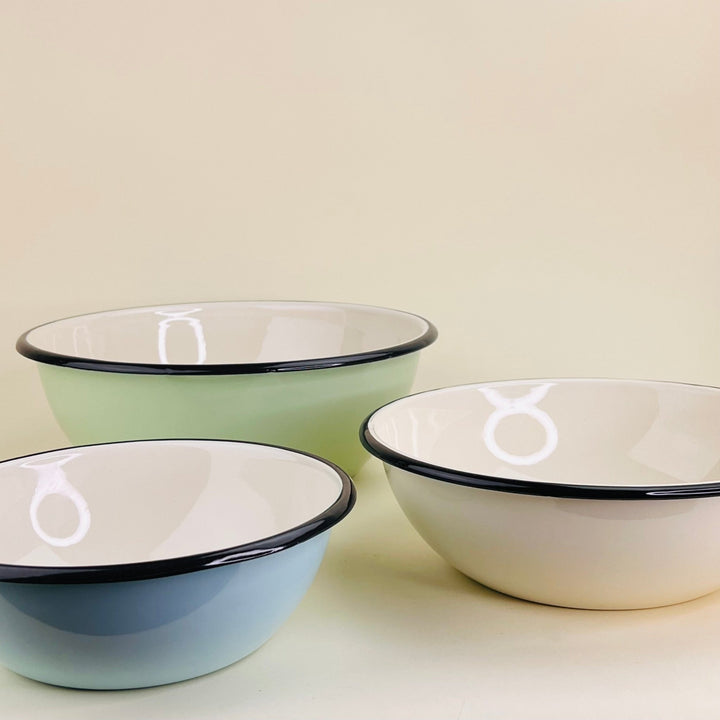 Enamel Mixing Bowl - Large - Community Cutlery